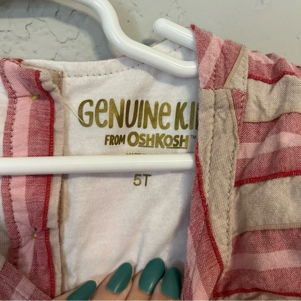 Oshkosh B'Gosh Pink & Red Striped Dress